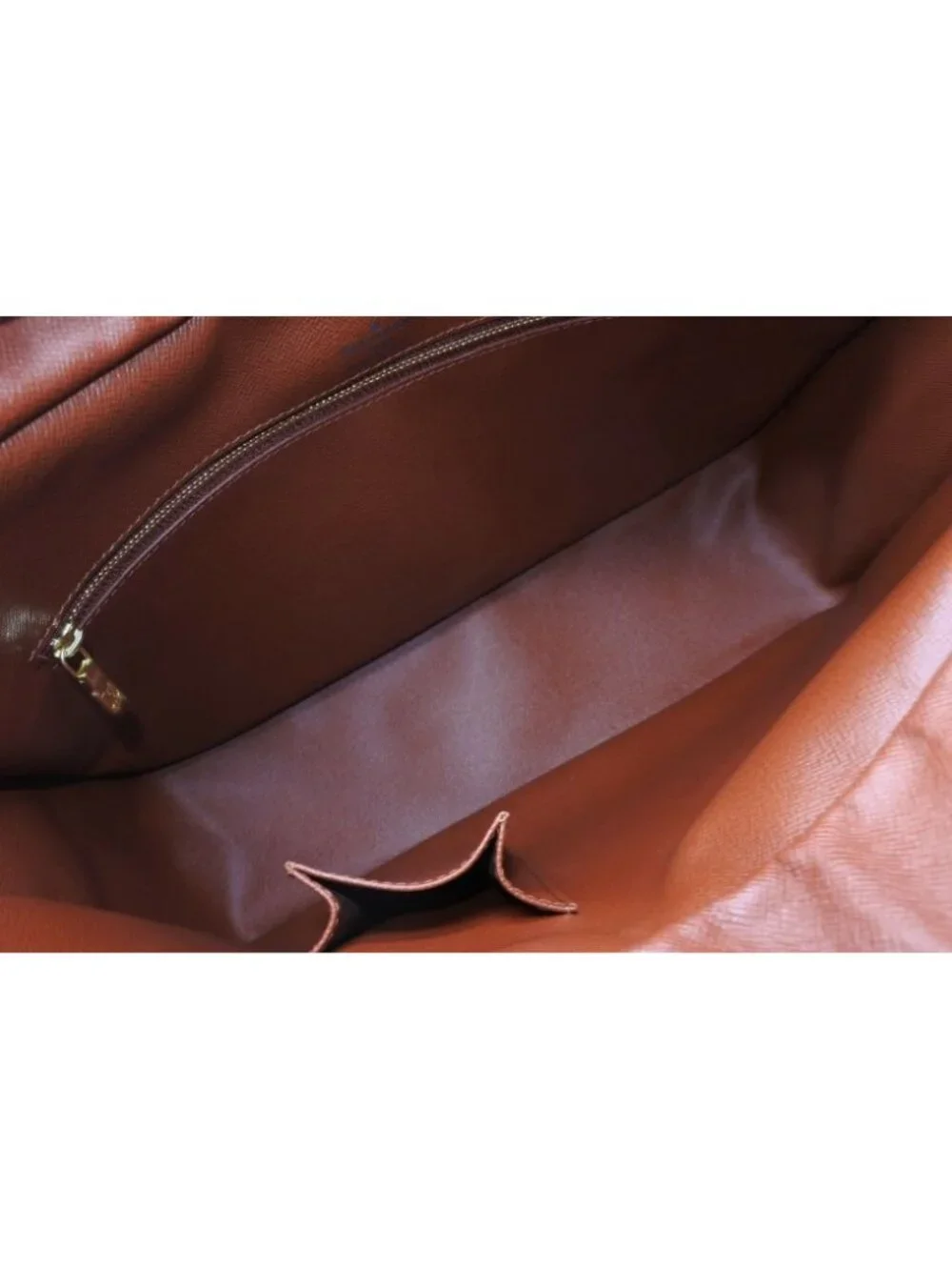 Louis Vuitton Boulogne 35 Shoulder Bag Vachetta Leather Brown Gold 4